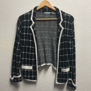Urban Outfitter Kimchi Blue black & white blazer